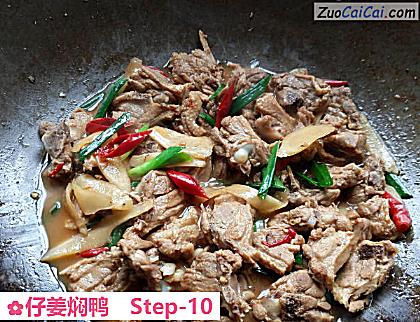 仔姜焖鸭做法第十步骤