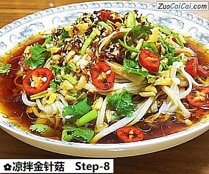 凉拌金针菇成品图3