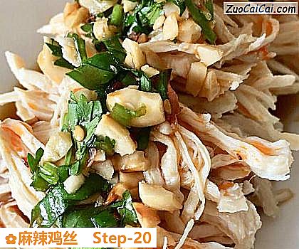 麻辣鸡丝做法第二十步骤