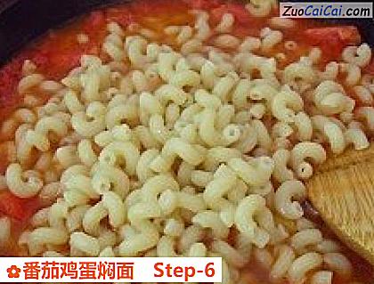 番茄鸡蛋焖面做法第六步骤