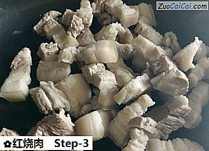 红烧肉做法第三步骤