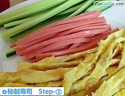 秘制寿司做法第二步骤