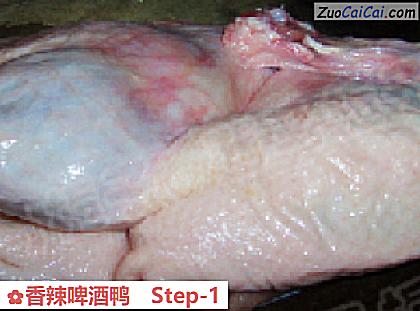 香辣啤酒鸭做法第一步骤