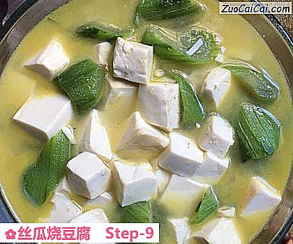 丝瓜烧豆腐成品图1