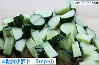 酸辣小萝卜做法第三步骤