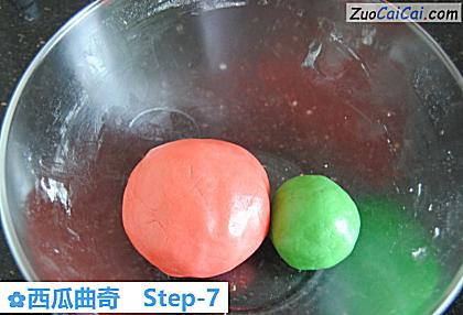 西瓜曲奇做法第七步骤