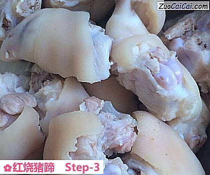 红烧猪蹄做法第三步骤