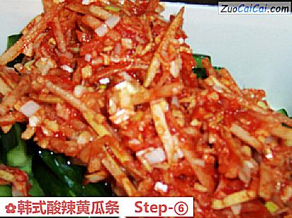 韩式酸辣黄瓜条做法第六步骤