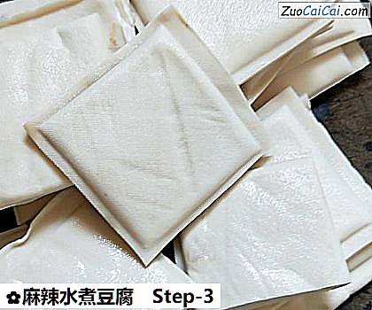 麻辣水煮豆腐做法第三步骤
