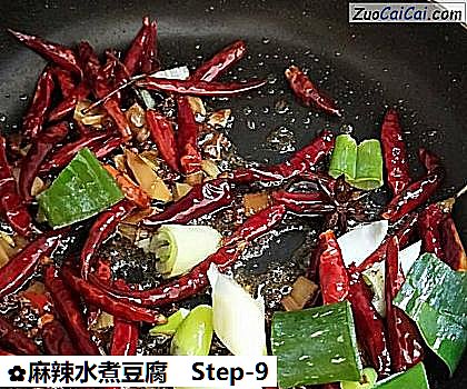 麻辣水煮豆腐做法第九步骤