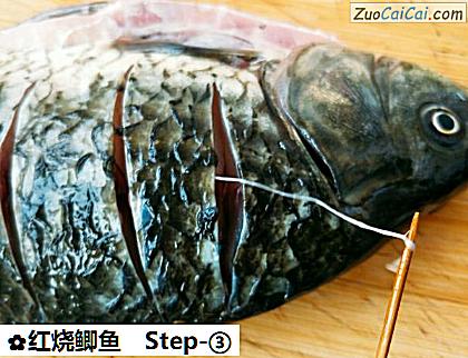 红烧鲫鱼做法第三步骤