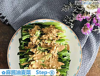 麻酱油麦菜成品图2