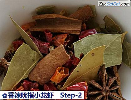 香辣吮指小龙虾做法第二步骤