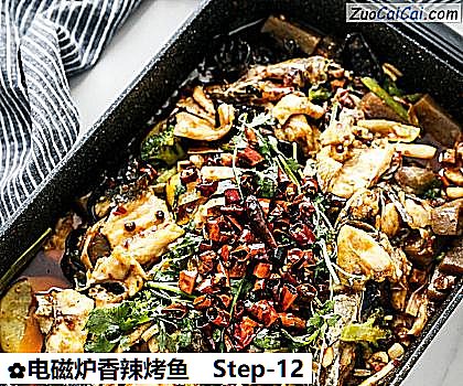 电磁炉香辣烤鱼做法第十二步骤