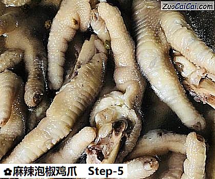 麻辣泡椒鸡爪做法第五步骤