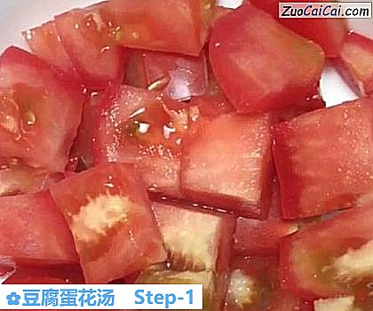 豆腐蛋花汤做法第一步骤