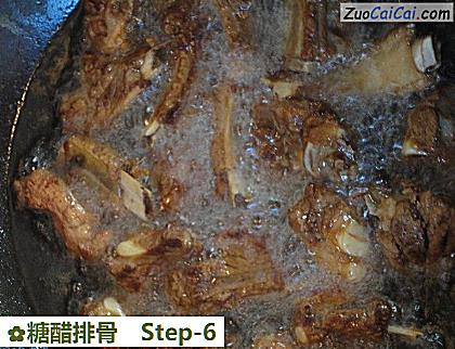 糖醋排骨做法第六步骤