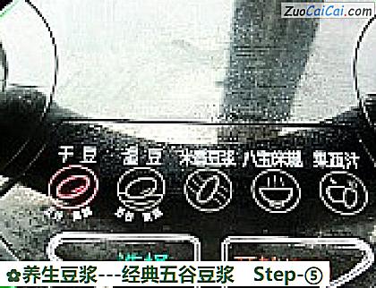 养生豆浆做法第五步骤