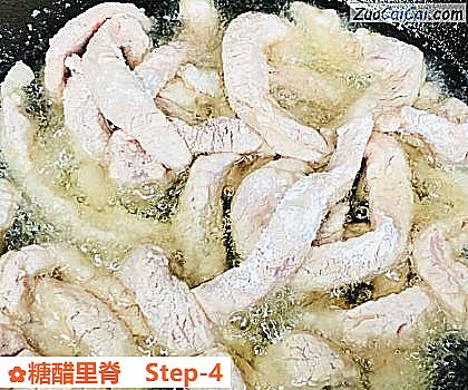 糖醋里脊做法第四步骤