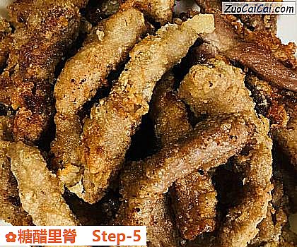 糖醋里脊做法第五步骤