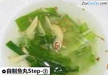 自制鱼丸做法第三步骤