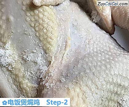 电饭煲焗鸡做法第二步骤