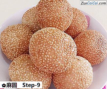 麻圆做法第九步骤