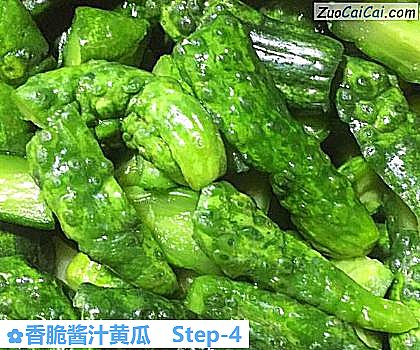 香脆酱汁黄瓜做法第四步骤