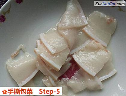手撕包菜做法第五步骤