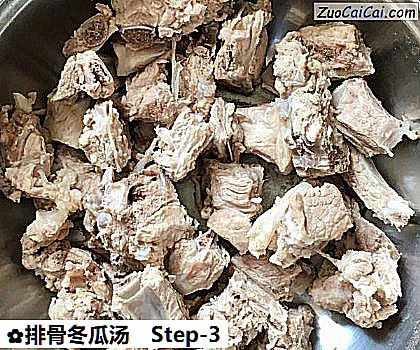 排骨冬瓜汤做法第三步骤
