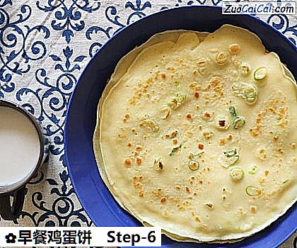 早餐鸡蛋饼做法第六步骤