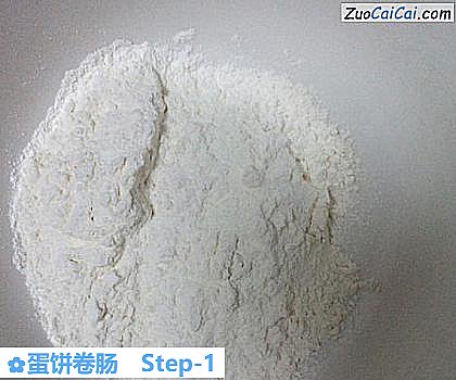 蛋饼卷肠做法第一步骤