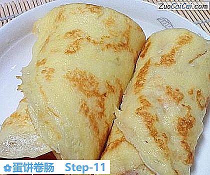 蛋饼卷肠做法第十一步骤