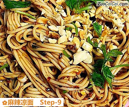 麻辣凉面做法第九步骤