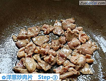 洋葱炒肉片做法第三步骤