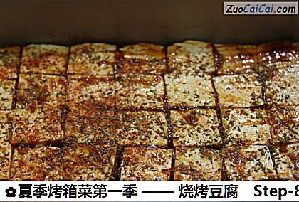 烧烤豆腐做法第八步骤