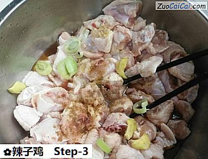 辣子鸡做法第三步骤