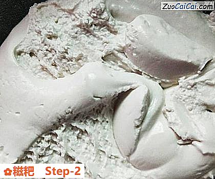糍粑做法第二步骤