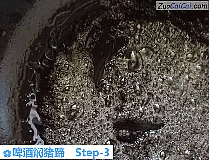 啤酒焖猪蹄做法第三步骤