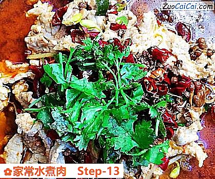 家常水煮肉做法第十三步骤