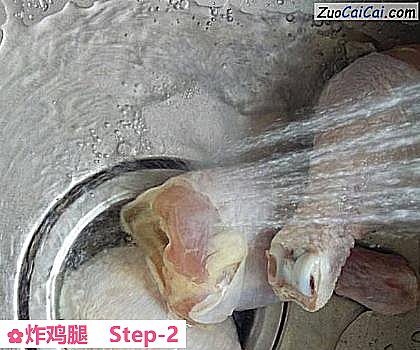 炸鸡腿做法第二步骤
