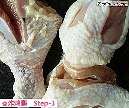 炸鸡腿做法第三步骤