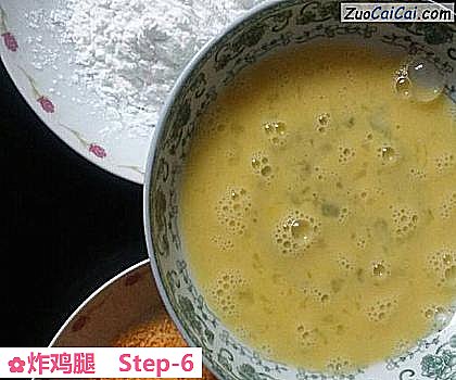 炸鸡腿做法第六步骤