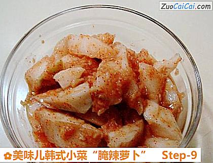 美味儿韩式小菜“腌辣萝卜”做法第九步骤