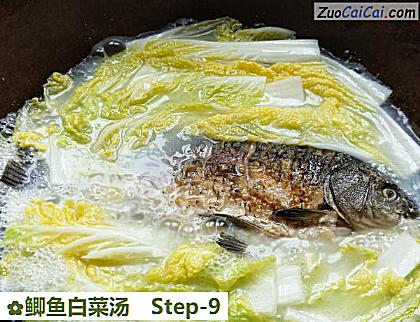鲫鱼白菜汤做法第九步骤