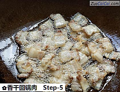 香干回锅肉做法第五步骤