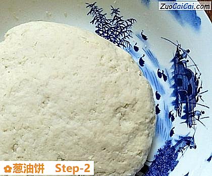 葱油饼做法第二步骤