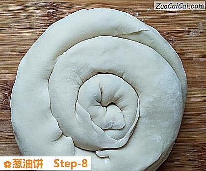 葱油饼做法第八步骤