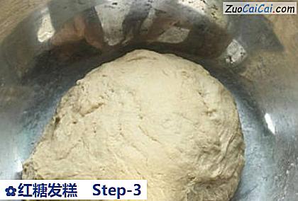 红糖发糕做法第三步骤