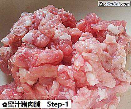 蜜汁猪肉脯做法第一步骤